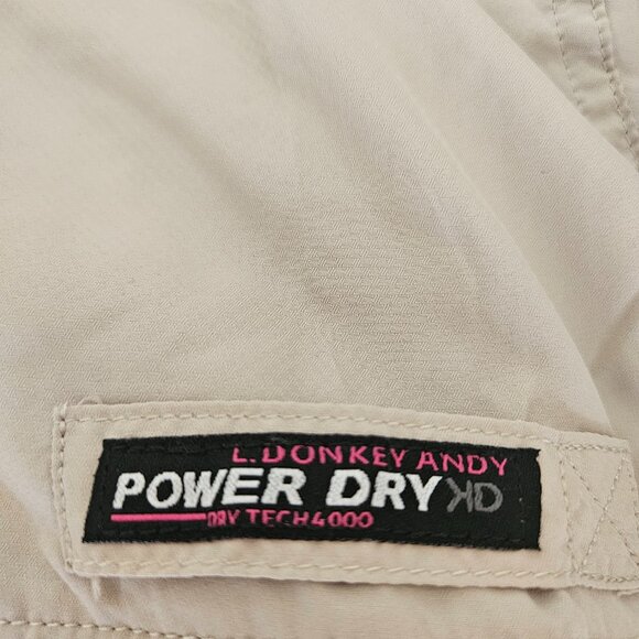 Little Donkey Andy Women's UPF 50UV Protection Khaki Power Dry Tech Shirt Size S - Picture 4 of 16